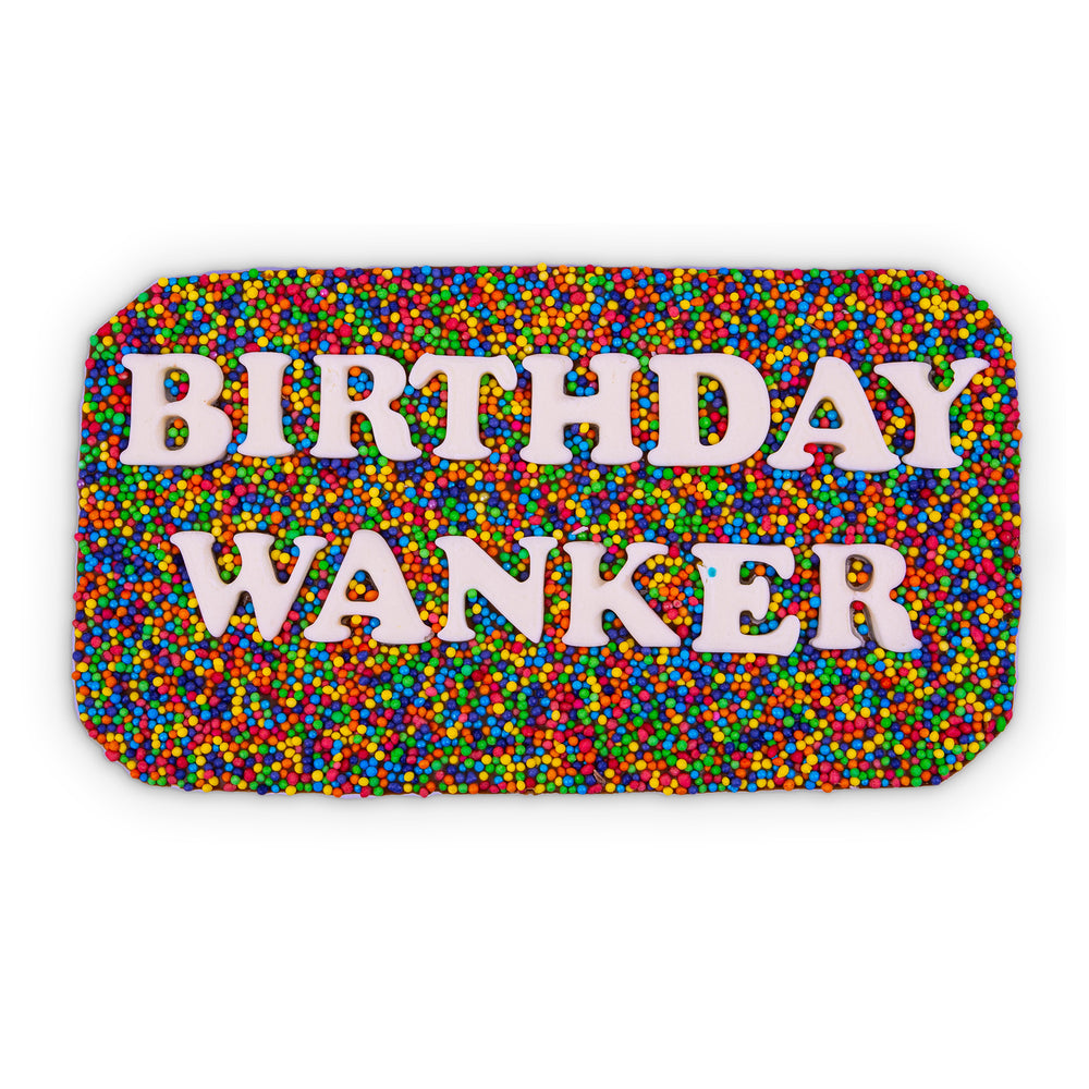 Birthday Wanker Chocolate Slab #1 image